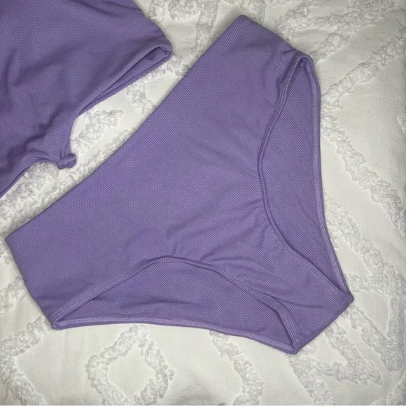 ZAFUL Women's High Waisted Tankini Scoop Neck Knotted Two Pieces Tankini XL - Picture 5 of 8